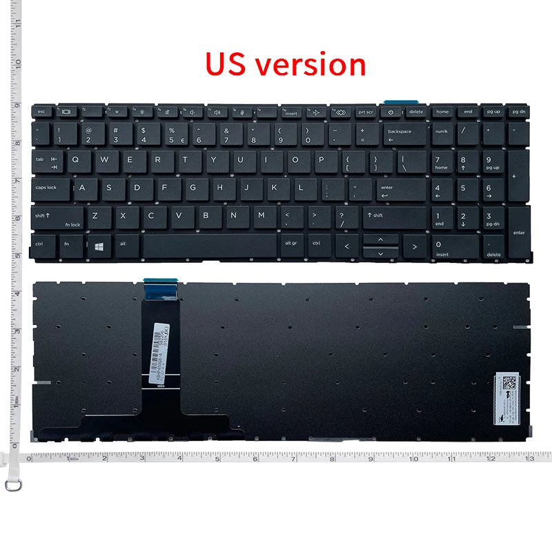 US/SP/RU Laptop keyboard For HP ZHAN 66 PRO 15 G4 ZBook Power G7 Mobile Workstation HSN-Q26C 450 15.6 inch G9 HSN-Q32C-5