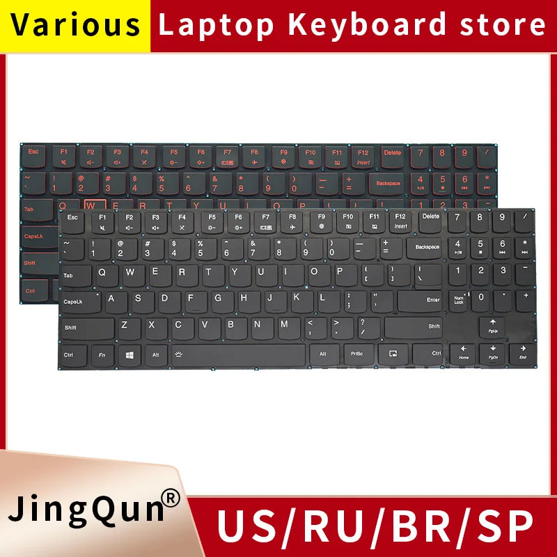 New US Russian Laptop Backlit Keyboard For Lenovo Legion Y530 -15ICH Y7000P-1060 Y7000-2019 Y540-15IRH Y540-17IRH Y545-PG0