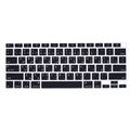 Silicone Keyboard Cover skin Arabic Arab language for  MacBook Air M1 13 Inch A2337 M1 2021 and A2179 MacBook Air with Touch ID