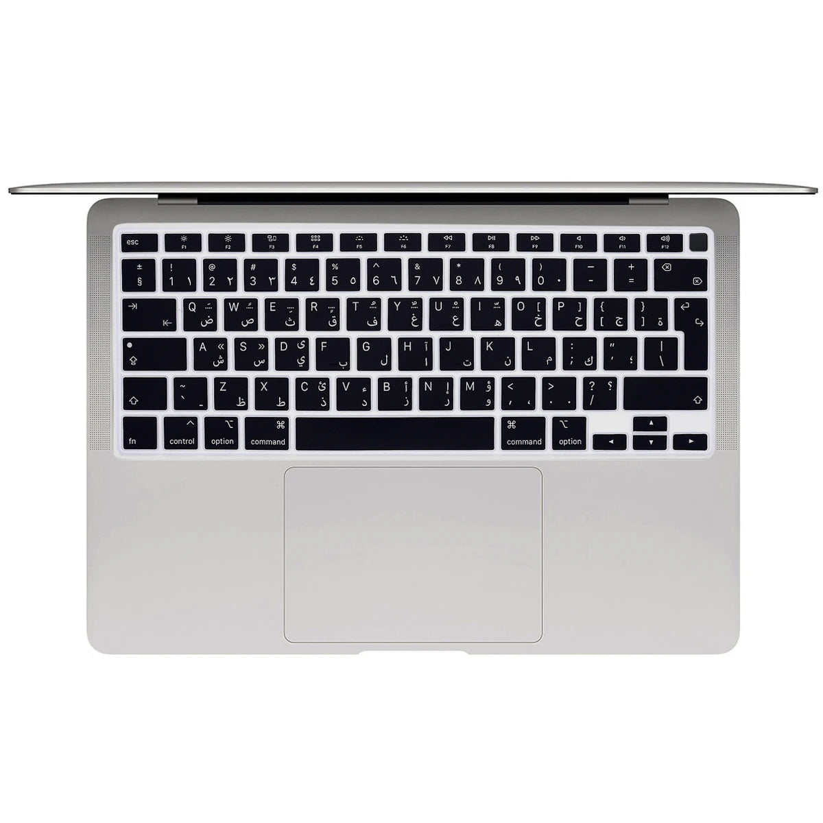 Silicone Keyboard Cover skin Arabic Arab language for  MacBook Air M1 13 Inch A2337 M1 2021 and A2179 MacBook Air with Touch ID