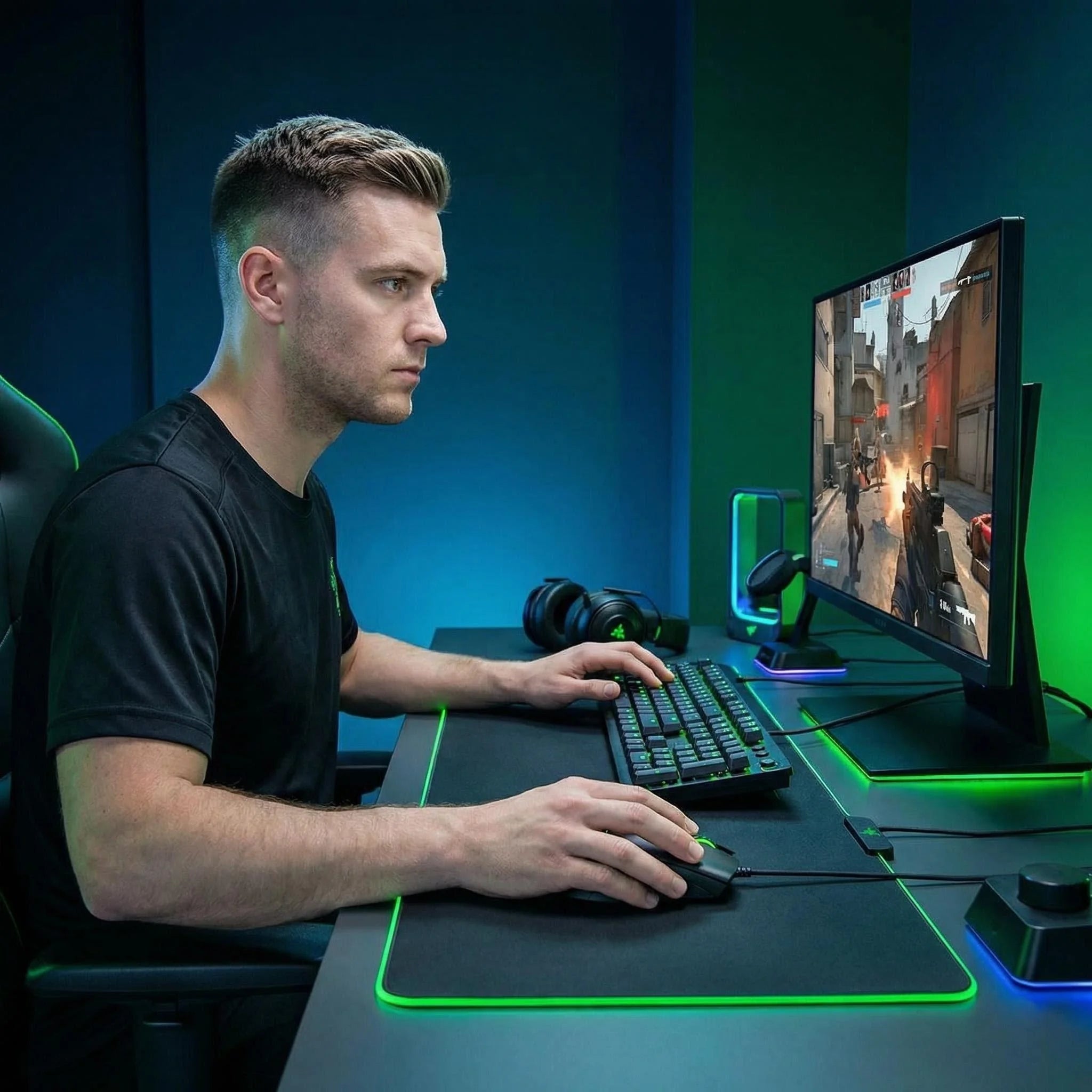 Razer DeathAdder Essential Wired Gaming Mouse Mice 6400DPI Optical Sensor 5 Independently Buttons for Laptop PC Gamer