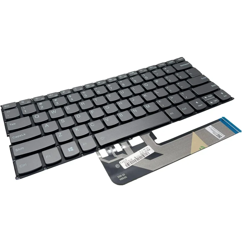 US Layout Backlight Keyboard Compatible for Lenovo Yoga 730-13IKB 730-13IWL 730-15IKB 730-15IWL 530-14IKB Series