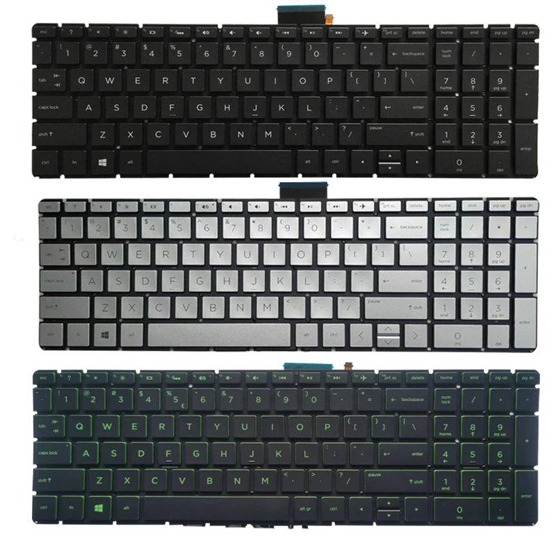 NEW Russian/US/UK/Spanish/Latin laptop keyboard for HP 15-BS 15-BR 15-BW 15T-BR 15Q-BU 15T-BS 15Z-BW 250 G6 255 G6 256 G6 258 G6