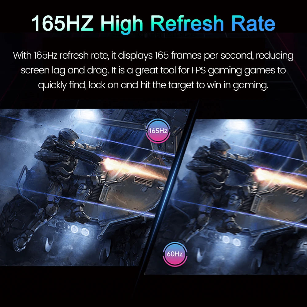 16 Inch 3.2K 165Hz MiniLED Portable Monitor 3200*2000P 1200Nit 100%DCI-P3 HDR IPS Screen Gaming Display For PC XBox PS4/5 Switch