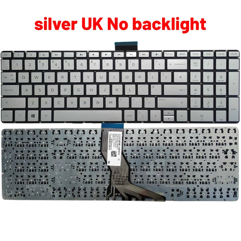 NEW Russian/US/UK/Spanish/Latin laptop keyboard for HP 15-BS 15-BR 15-BW 15T-BR 15Q-BU 15T-BS 15Z-BW 250 G6 255 G6 256 G6 258 G6